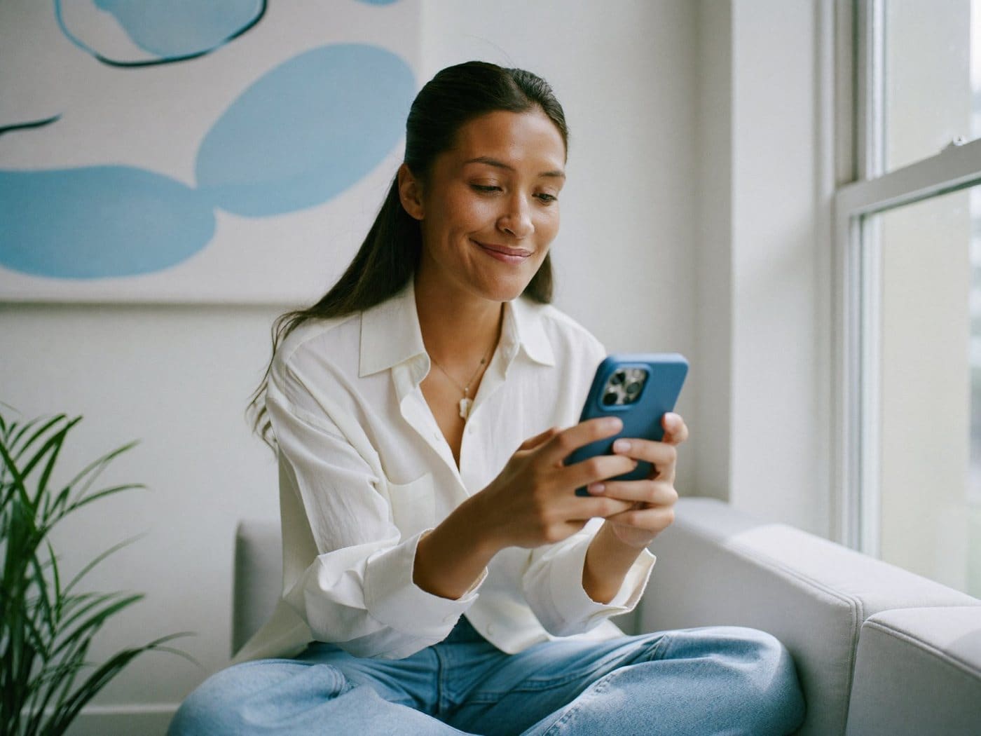 A calm weekly check-in moment at home